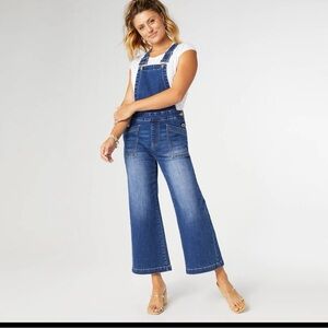Everstretch Capri Overalls - 4th of July: Dark Denim